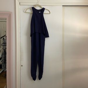 Navy blue, jumpsuit